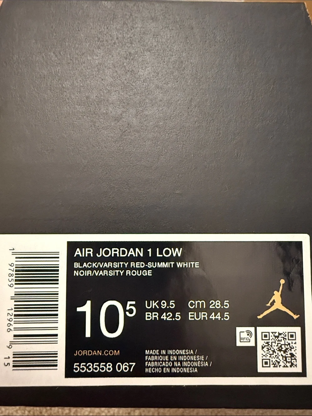 Air Jordan 1 Low - Red-Summit White